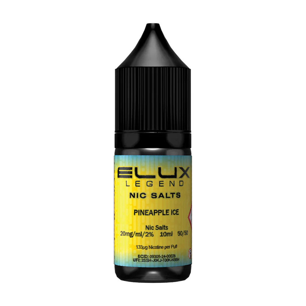 Pineapple Ice By Elux Legend 10ML Nic Salt E Liquid 50VG Vape 10MG/20MG Juice