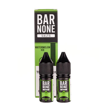 Watermelon Ice By Bar None Nic Salts 2 x 10ML E Liquid 50VG Vape 10MG/20MG Juice