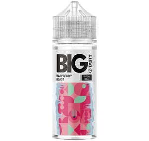 Raspberry Blast by Big Tasty, 100ML E Liquid, 70VG Vape, 0MG Juice