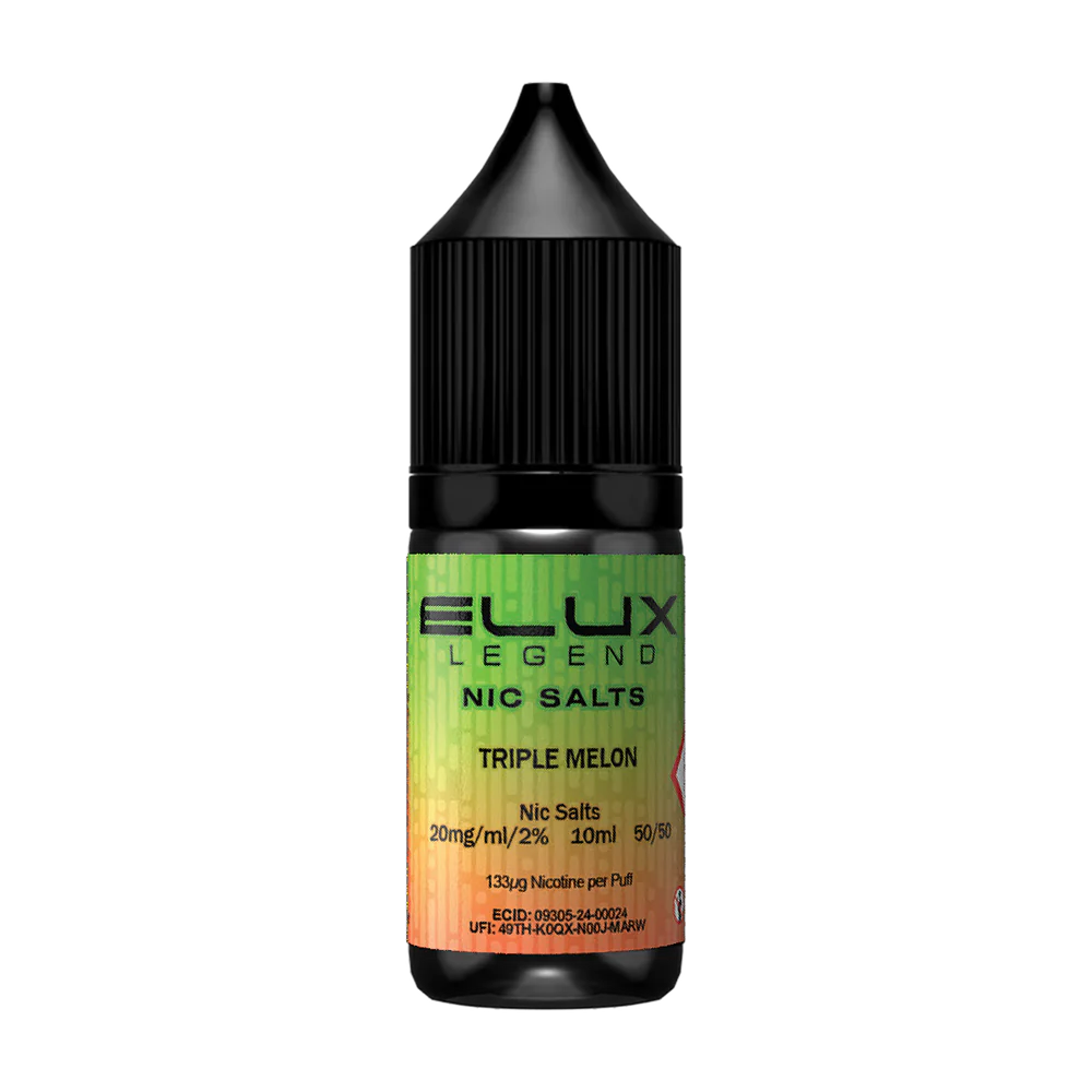 Triple Melon By Elux Legend 10ML Nic Salt E Liquid 50VG Vape 10MG/20MG Juice