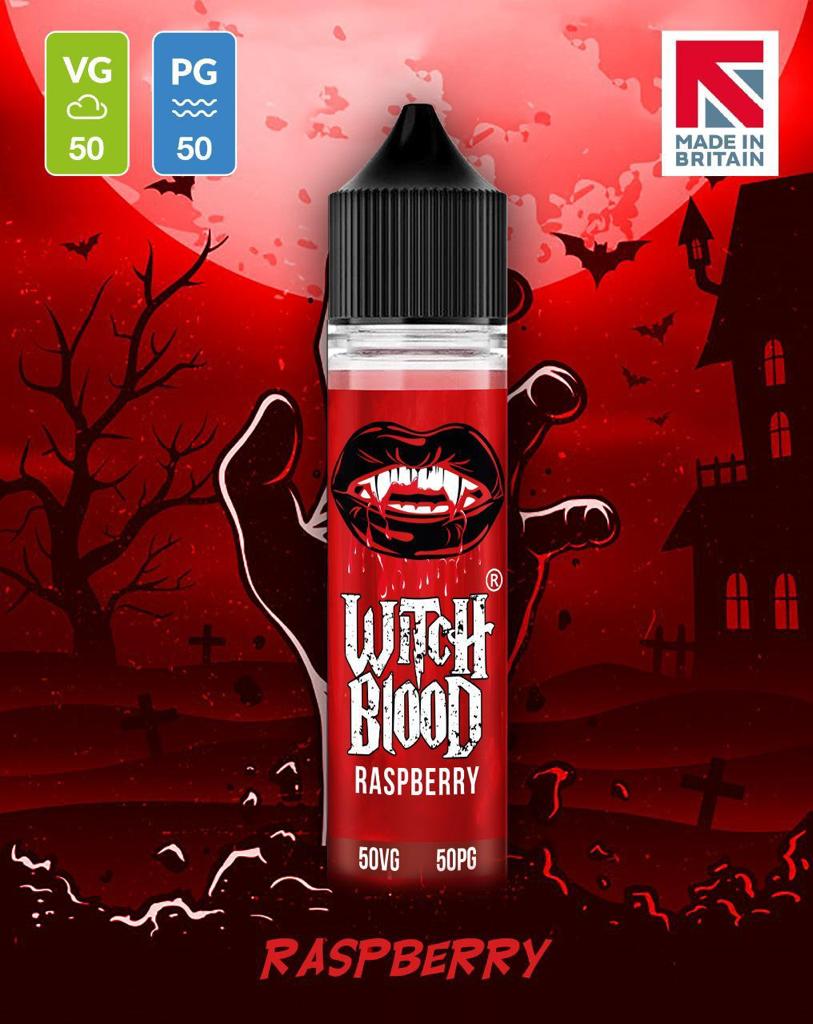 Raspberry By Witch Blood 50ML E Liquid 50VG Vape 0MG Juice