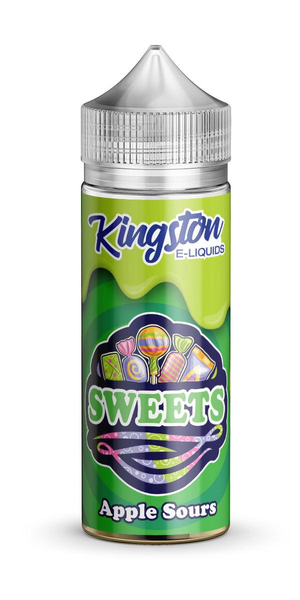 Apple Sour by Kingston 100ml New Bottle E Liquid 70VG Juice