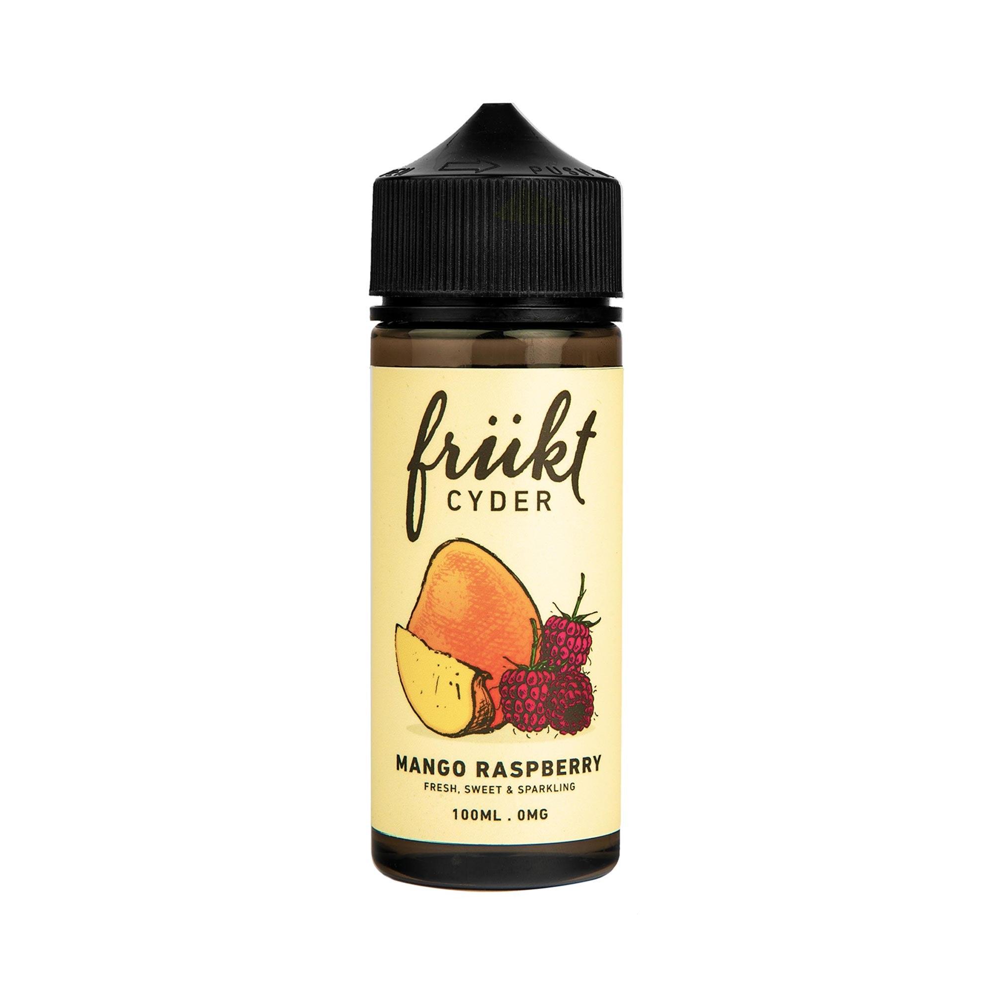 Mango Raspberry FRUKT CYDER 100ML Premium Quality E Liquid Juice 70VG 0mg Vape