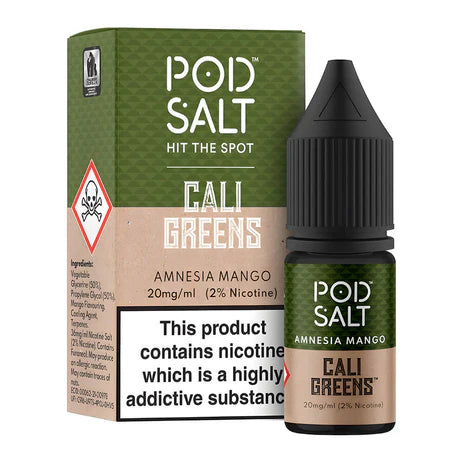 Amnesia Mango By Pod Salt Nic Salts 5 x 10ML E Liquid 5/11/20MG