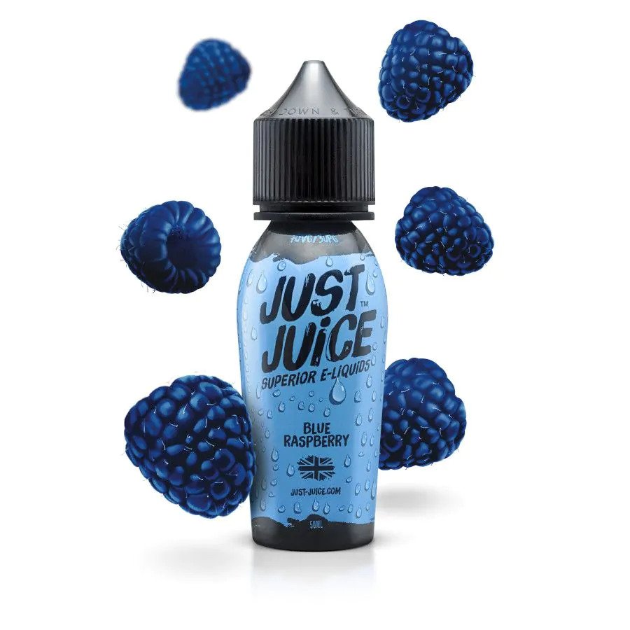 Blue Raspberry - Just Juice 50ML E Liquid 70VG Vape 0MG Juice