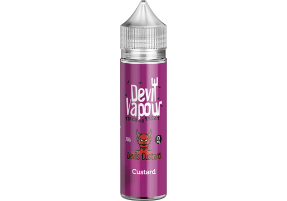 Devils Custard by Devil Vapour 50ML E Liquid 70VG Vape 0MG Juice Shortfill