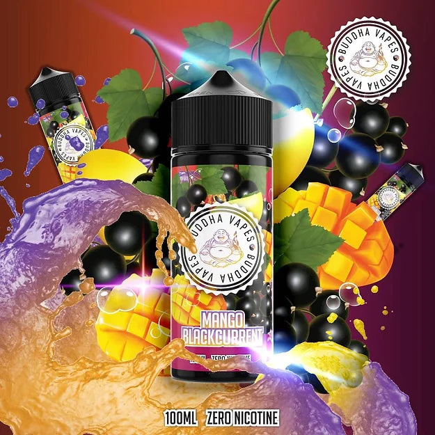 Mango Blackcurrant by Buddha Vapes 100ML E Liquid 80VG Vape 0MG Juice