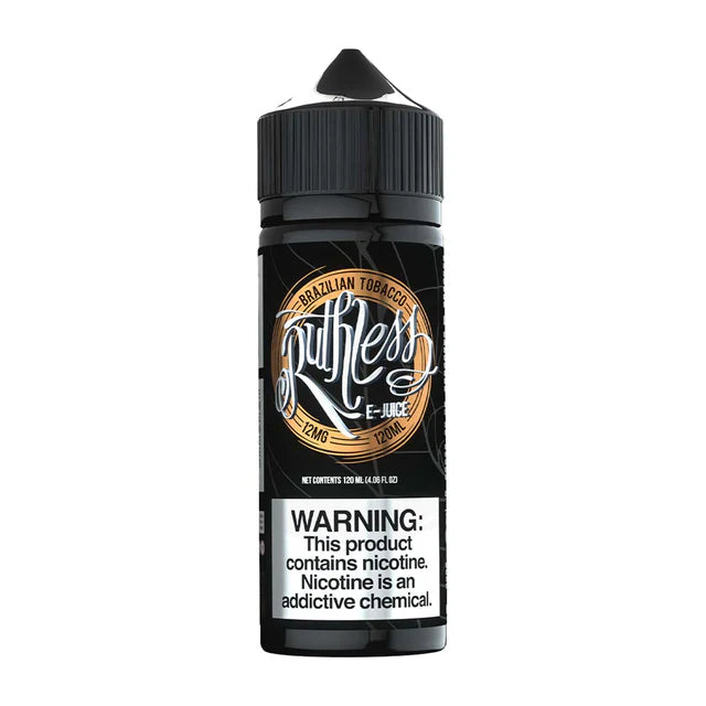 BRAZILIAN TOBACCO BY RUTHLESS 100ML E-LIQUID 70VG/30PG 0MG JUICE SHORTFILL