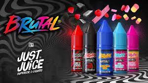 Brutal Nic Salts By Just Juice 5 x 10ML E Liquid 50VG Vape 10MG/20MG Juice