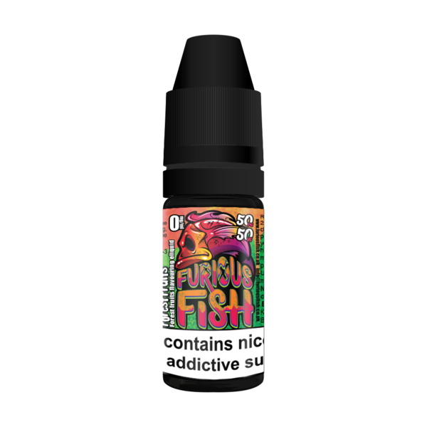 FURIOUS FISH 10ML FOREST FRUITS E LIQUID 50VG VAPE TPD COMPLIANT MULTIBUY