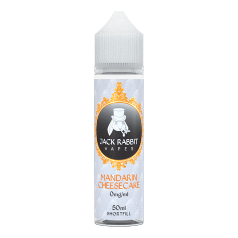 Mandarin Cheesecake By Jack Rabbit Vapes 50ML E Liquid 70VG Vape 0MG Juice