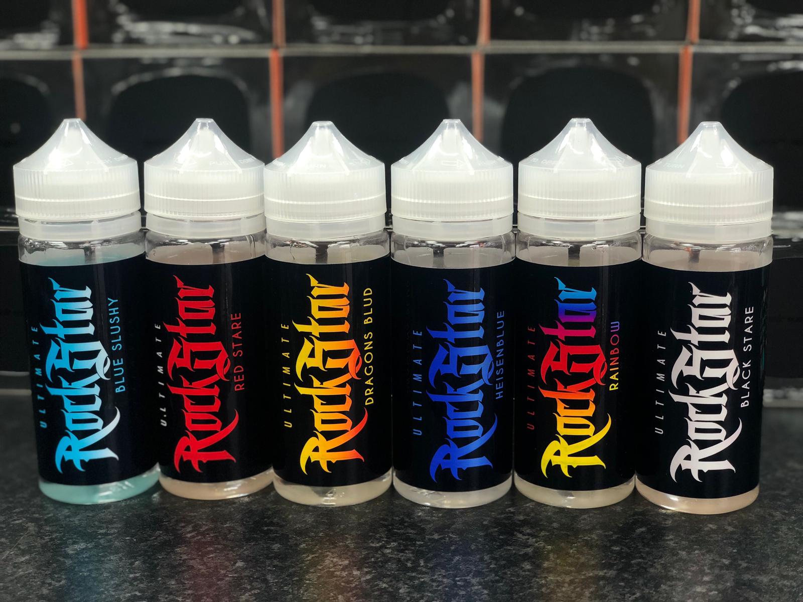 Red Stare (Ultimate) by Rockstar. 100ML E-liquid, 0MG vape, 70VG/30PG juice