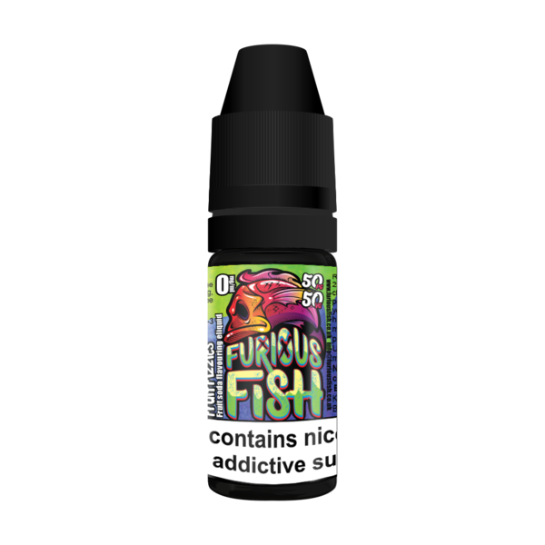 FURIOUS FISH 10ML FRUIT FIZZIES E LIQUID 50VG VAPE TPD COMPLIANT MULTIBUY