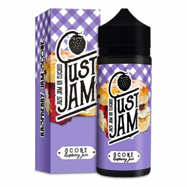 Scone Raspberry Jam By Just Jam 100ML E Liquid 80VG Vape 0MG Juice Shortfill