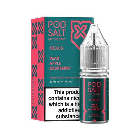 Pear Apple Raspberry By Pod Salt Nic Salts 5 x 10ML E Liquid 5/11/20MG