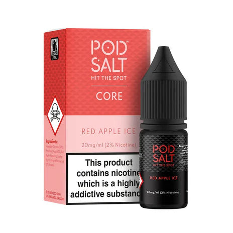 Red Apple Ice By Pod Salt Nic Salts 5 x 10ML E Liquid 5/11/20MG