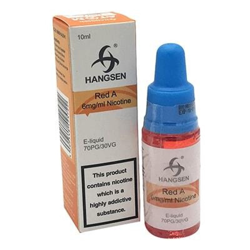 HANGSEN RED A 10ML TPD E LIQUID JUICE 3MG/6MG/12MG/18MG MULTIBUY