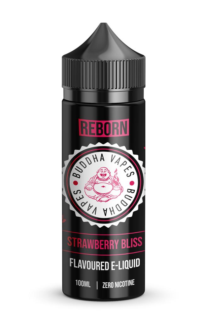 Strawberry Bliss - Reborn by Buddha Vapes 100ML E Liquid 80VG Vape 0MG Juice
