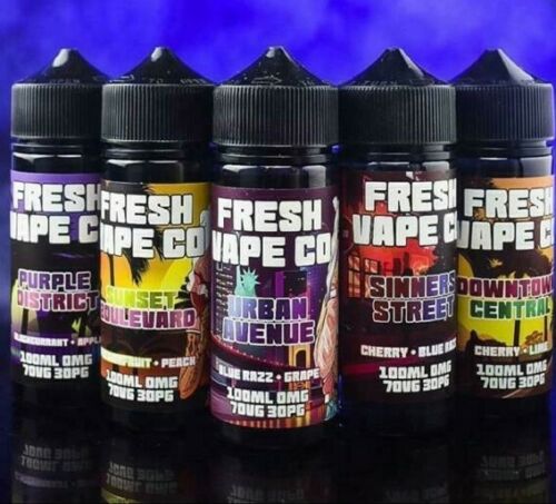 Sunset Boulevard by Fresh Vape Co. 100ML E-Liquid, 0MG Vape, 70VG/30PG Juice