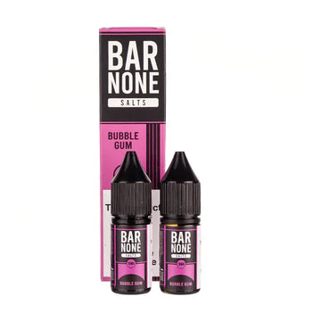 Bubblegum By Bar None Nic Salts 2 x 10ML E Liquid 50VG Vape 10MG/20MG Juice