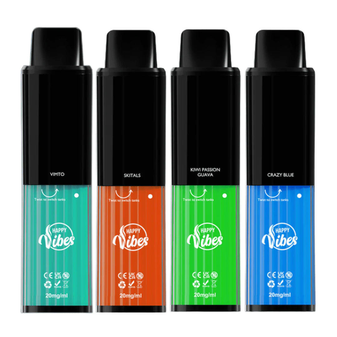 Happy Vibes Twist 2400 Puffs Disposable Vape Device