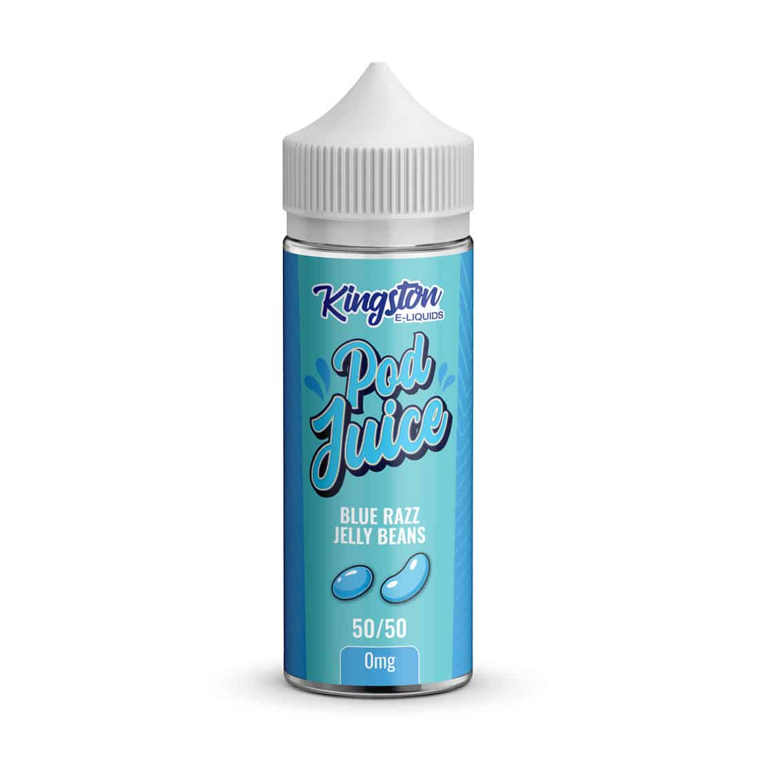 Blue Razz Jelly Beans - Kingston Pod Juice 100ML E Liquid 50VG/50PG Vape 0MG Juice