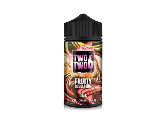 Fruity Bubblegum by TWO TWO 6 (226) 150ML E Liquid 70VG Vape 0MG Juice