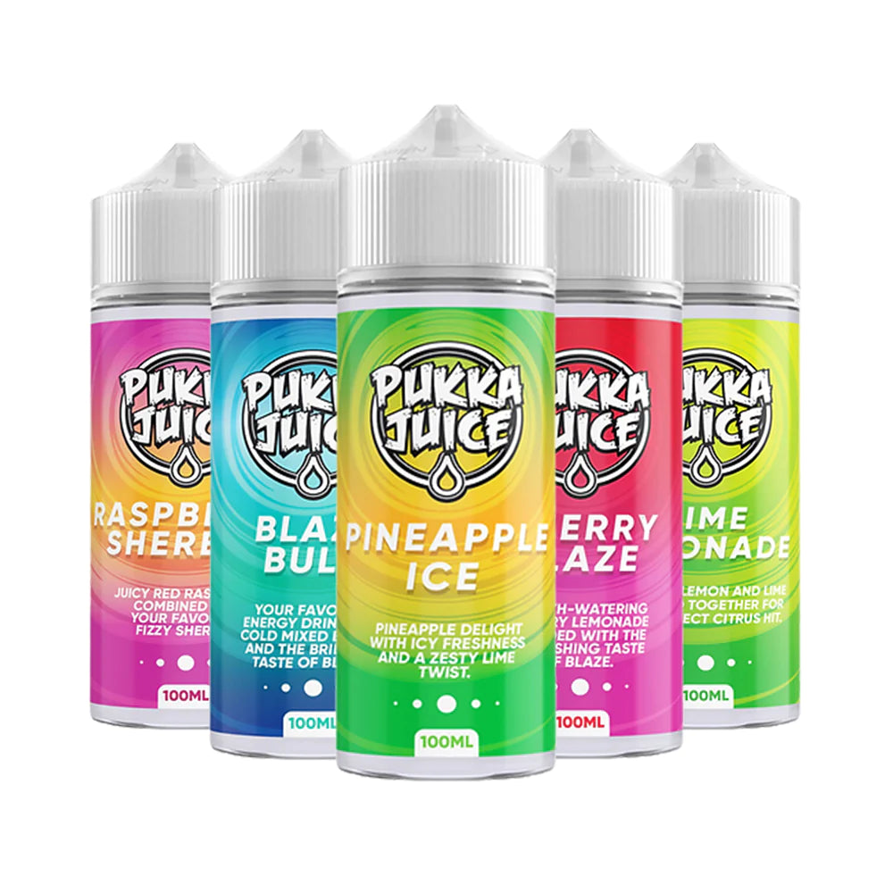 PUKKA JUICE 100ML E LIQUID 70VG VAPE JUICE