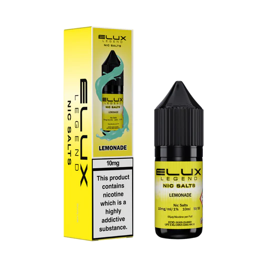 NEW FLAVOUR Lemonade By Elux Legend 10ML Nic Salt E Liquid 50VG Vape 10MG/20MG Juice