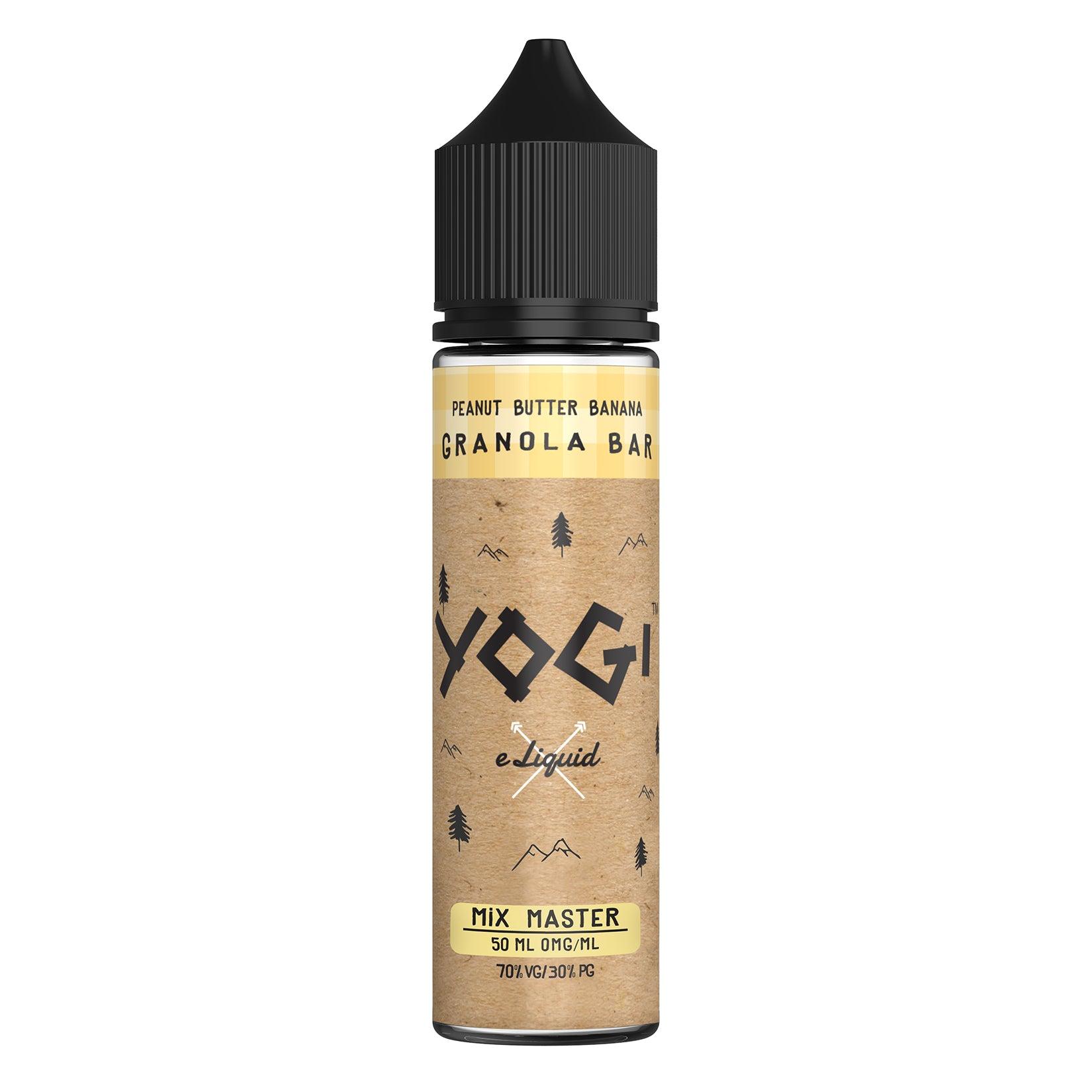 Yogi 50ml Peanut Butter Banana Granola Bar E Liquid E Juice 70VG Vape Shortfill Sub Ohm