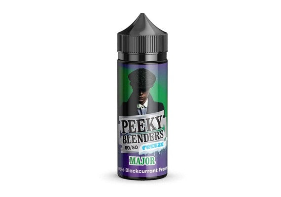 Major - Freeze - by Peeky Blenders, 100ML E Liquid, 50VG Vape, 0MG Juice, Shortfill