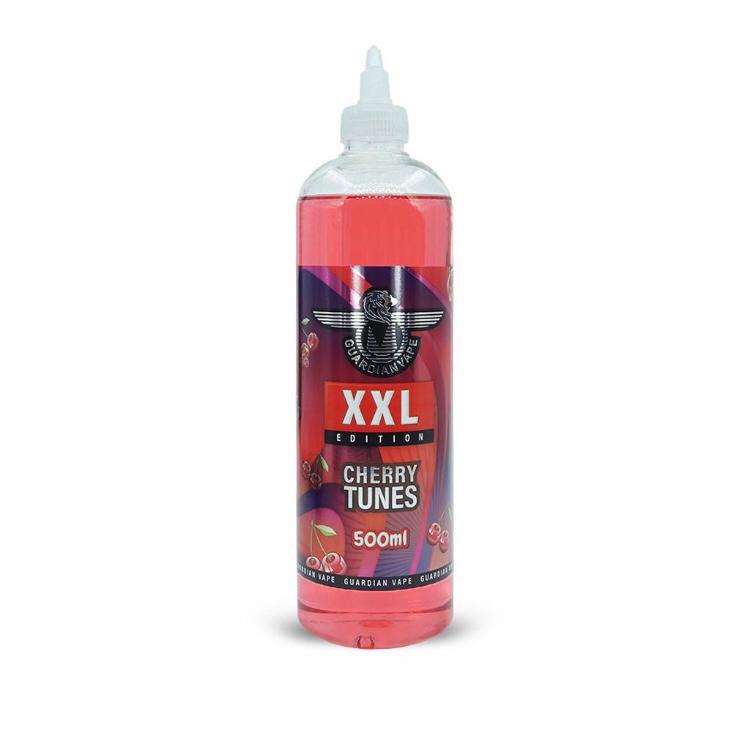 Cherry Tunes By Guardian Vape XXL Edition 500ML E Liquid 70VG Vape 0MG Juice