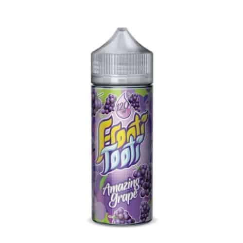 AMAZING GRAPE E LIQUID BY FROOTI TOOTI 100ML SHORTFILL 70VG VAPE