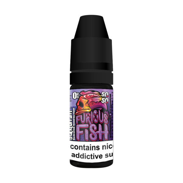 FURIOUS FISH 10ML BLACKCURRANT E LIQUID 50VG VAPE TPD COMPLIANT MULTIBUY