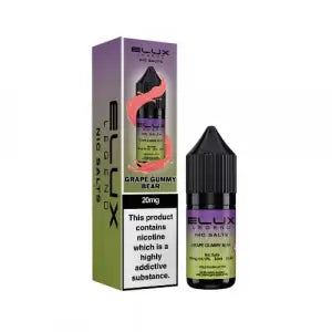 NEW FLAVOUR Grape Gummy Bear By Elux Legend 10ML Nic Salt E Liquid 50VG Vape 10MG/20MG Juice