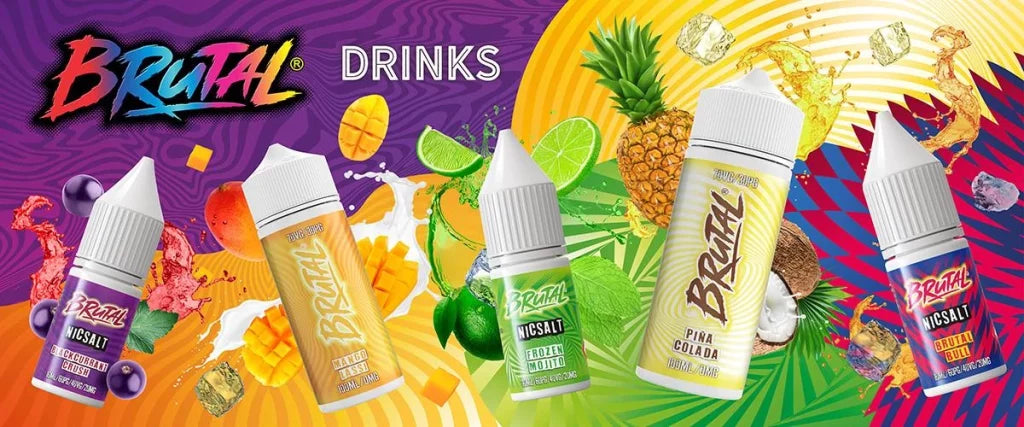 Brutal By Just Juice 100ML E Liquid 70VG Vape 0MG Shortfill Juice