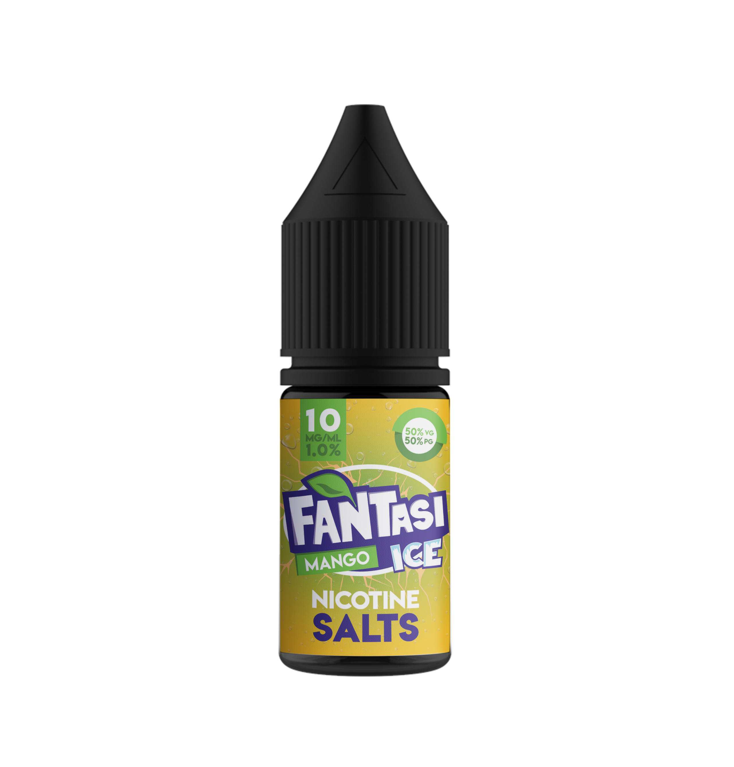 Mango Ice By Fantasi Nic Salts 10x10ML E Liquid 50VG/50PG Vape 10MG/20MG Juice