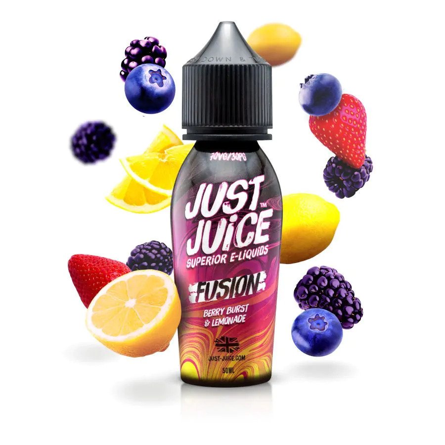 Fusion Berry Burst & Lemonade - Just Juice 50ML E Liquid 70VG Vape 0MG Juice