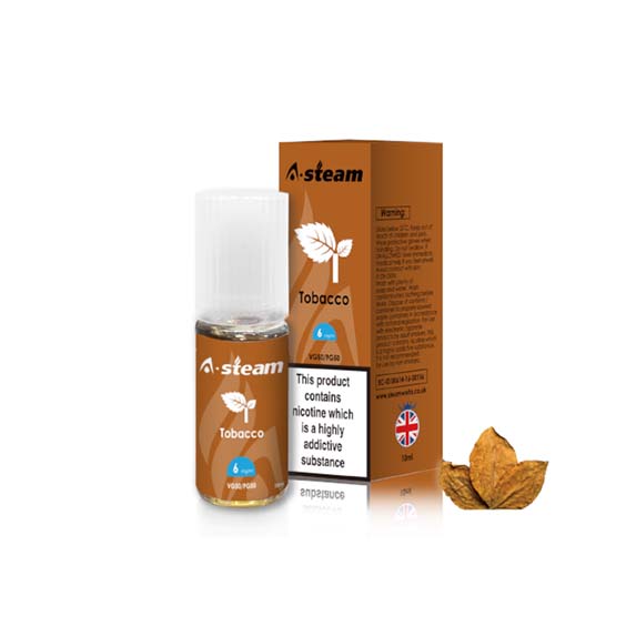 A-Steam Tobacco E Liquid 10ml Vape Juice 50vg TPD COMPLIANT Multibuy