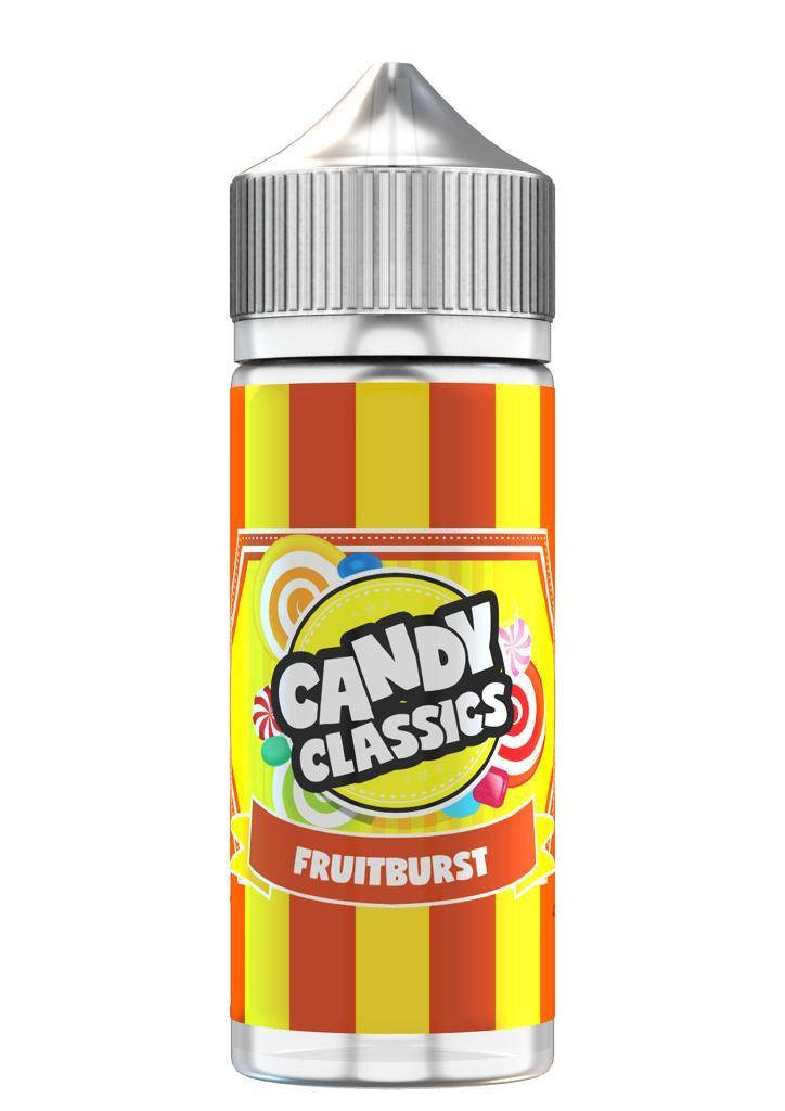 Candy Classics Fruitburst Drops 100ml E Liquid Juice 50vg Vape sub ohm Shortfill