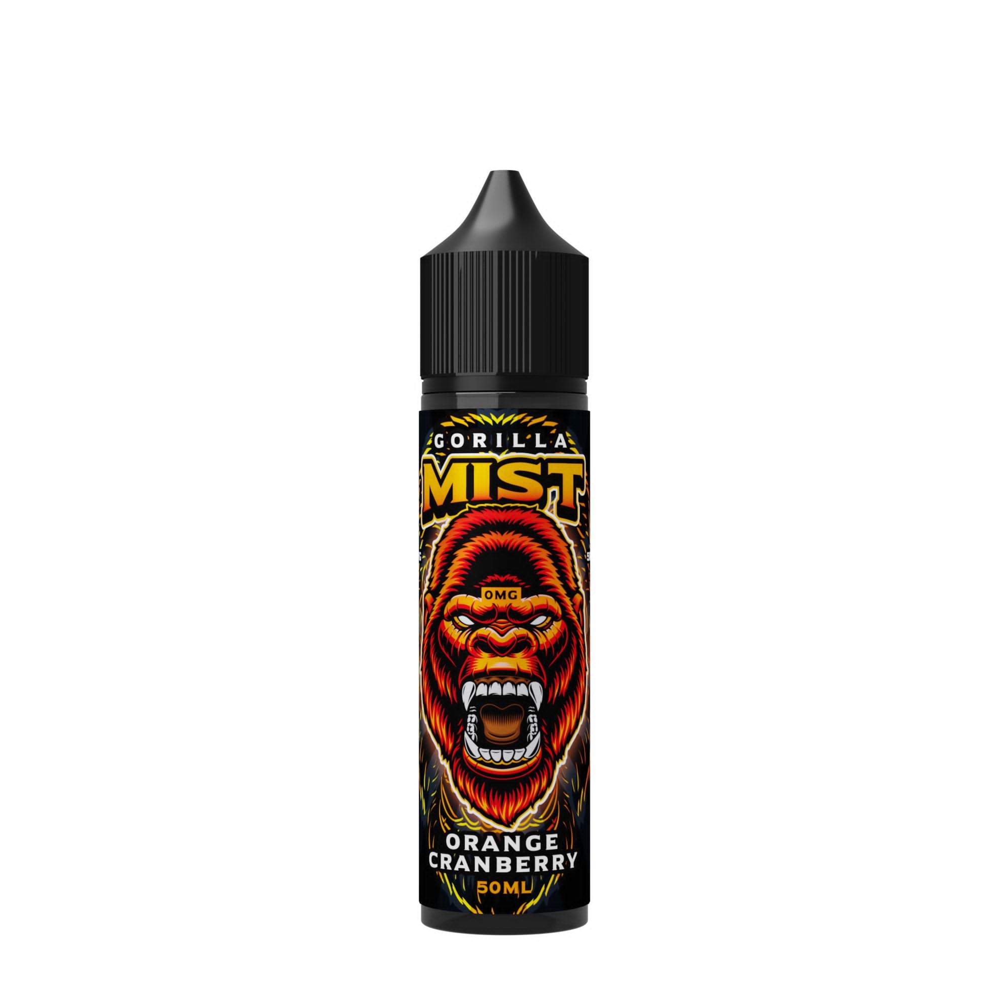Orange Cranberry By Gorilla Mist 50ML E Liquid 50VG Vape 0MG Juice Short Fill