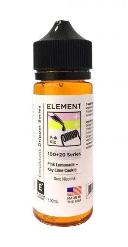 Pink Lemonade + Key Lime Cookie by Element. 100ML E-Liquid, 0MG Vape 80VG/20PG Juice