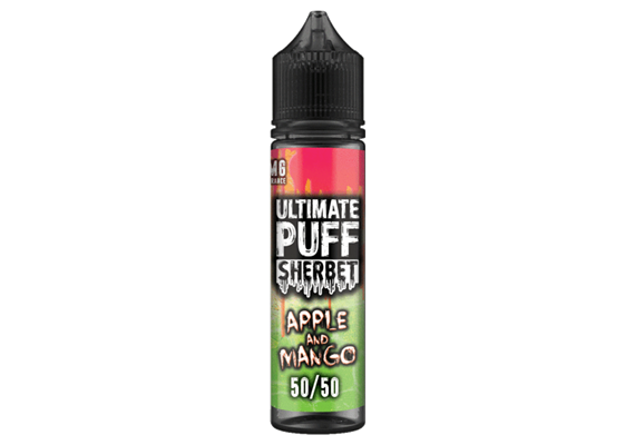 Apple & Mango Sherbet by Ultimate Puff, 50ML E-liquid, 0MG Vape, 50VG Juice