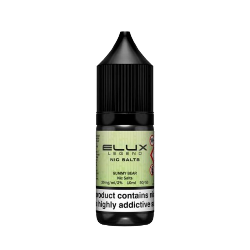 Gummy Bear By Elux Legend 10ML Nic Salt E Liquid 50VG Vape 10MG/20MG Juice