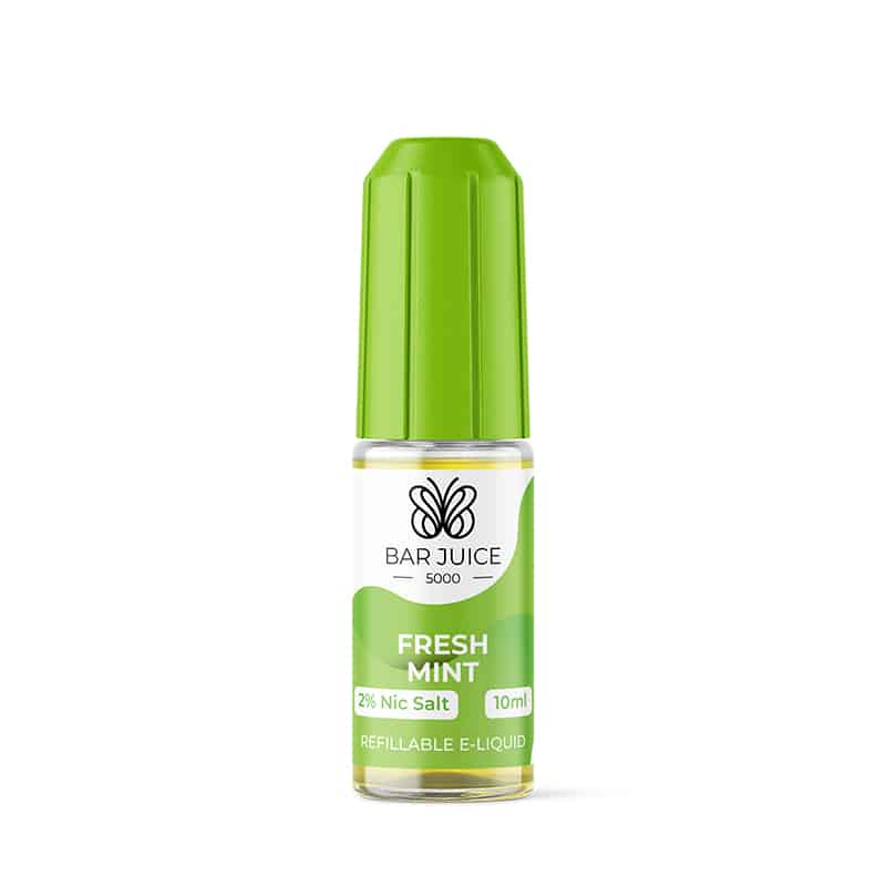 Fresh Mint By Bar Juice 5000 | 10MG/20MG Nic Salt | 10ML E Liquid | 50VG Juice