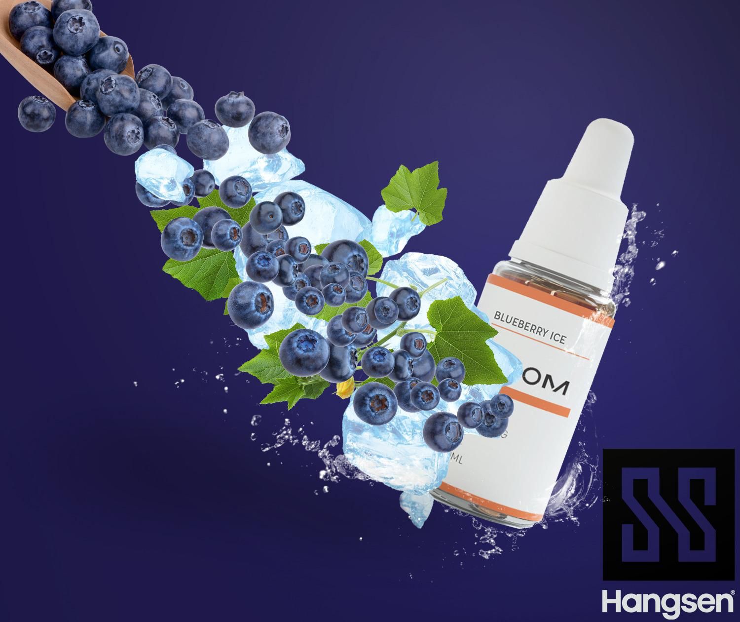 NEW FLAVOUR Hangsen Blueberry Ice E Liquid 10ML - 3MG/6MG/12MG/18MG MULTIBUY