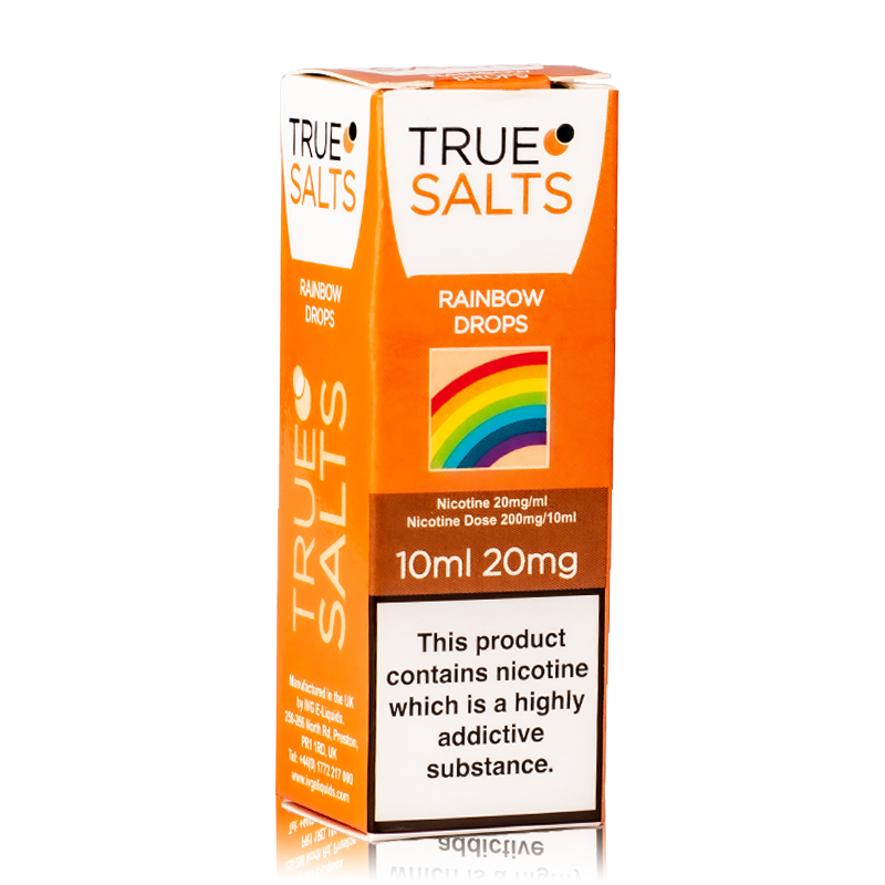 Rainbow Drops By True Salts Nic Salt 10ML E Liquid 10MG/20MG Vape 50VG Juice