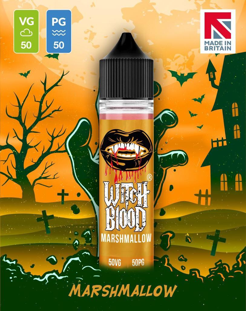 Marshmallow By Witch Blood 50ML E Liquid 50VG Vape 0MG Juice