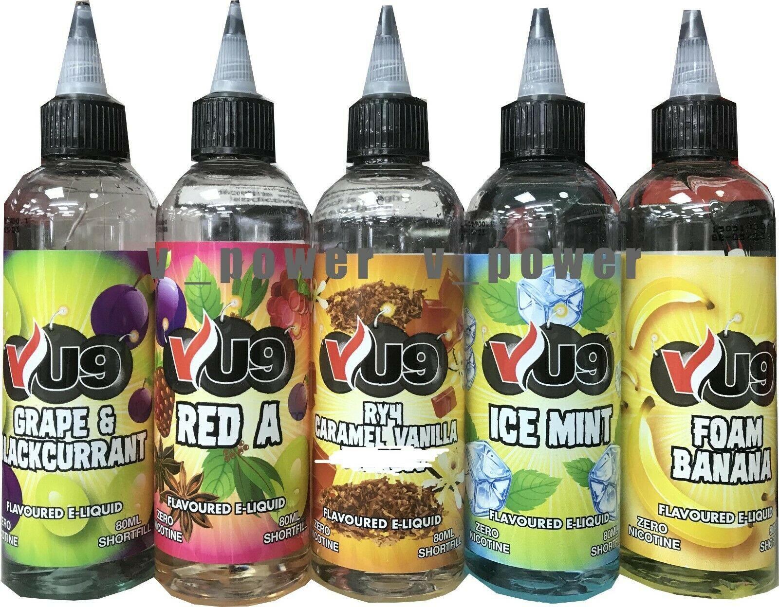 Pink Lemonade by VU9 Flavoured 80ml Shortfill E Liquid Juice 50VG Vape