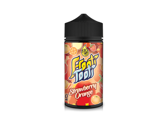 Strawberry Orange by Frooti Tooti 200ML E Liquid, 70VG Vape, 0MG Juice